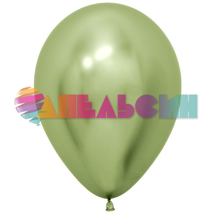 Шар хром Зеленый S05"/13см (931) Reflex Lime Green 50шт/уп (Колумбия) 169910