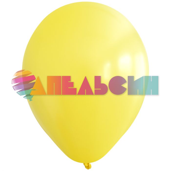 Шар пастель Желтый Т12"/30см Yellow 12шт/уп (Турция) 8122315-12