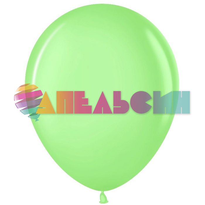 Шар пастель Зеленый VV12"/30см Lime 100шт/уп (Малайзия) 711055