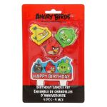 Свеча для торта Злые птички Angry Birds 4шт/уп 1502-1119-РАСПРОДАЖА