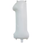 Шар цифра Белый Е26"/66см 1 White (Китай) 1207-4849