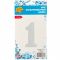 Шар цифра Белый Е26"/66см 1 White (Китай) 1207-4849