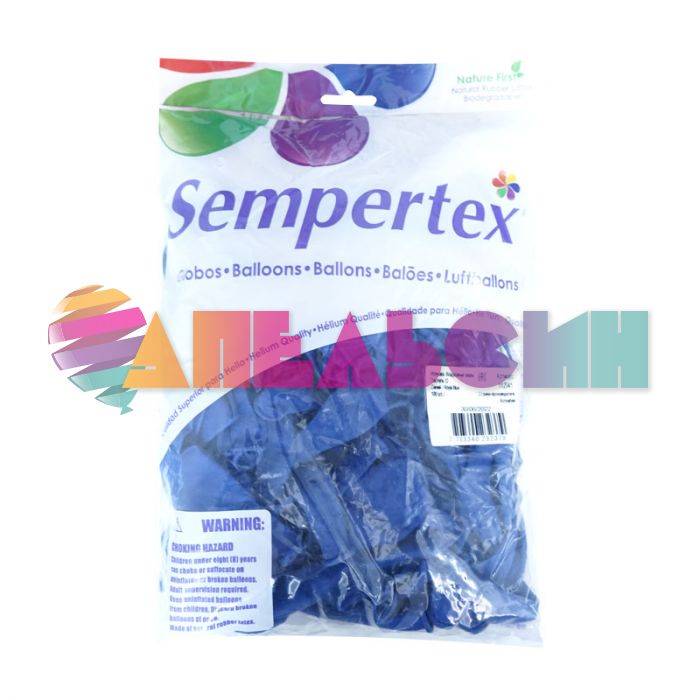 Шар пастель Синий S10"/25см (041) Royal Blue Королевский 100шт/уп (Колумбия) 110041 282374