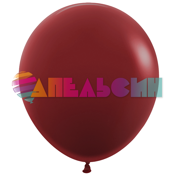 Шар пастель Красный S18"/46см (018) Merlot Мерло 25шт/уп (Колумбия) пастель 152837