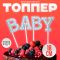 Топпер BABY голубой 12х18см 4шт/уп стразы и бусины 9270942