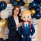 Шар ХОД Ученик школьник FL73"/185см на подставке (Китай) воздух 29302