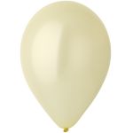 Шар металлик Желтый Э12"/30см (510) Light Yellow 50шт/уп (Малайзия) перламутр 1102-1657