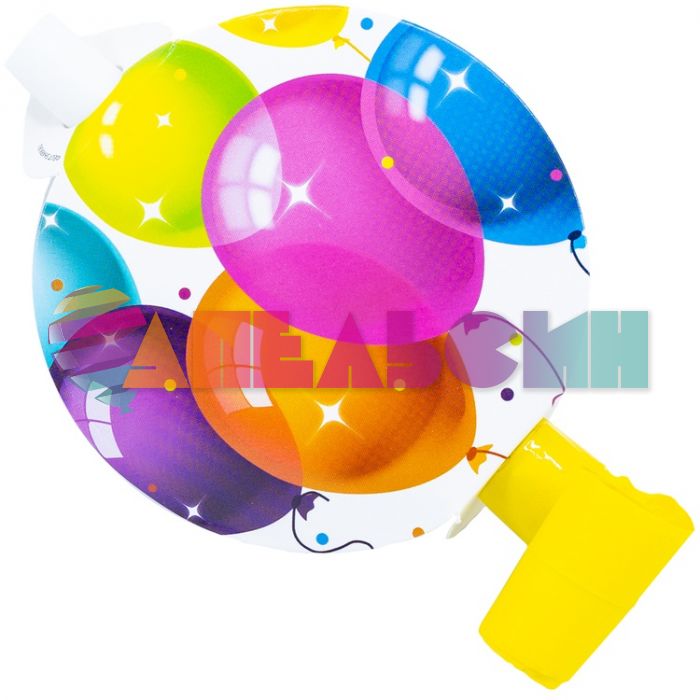 Язык-гудок Шары кристальные 6шт/уп с карточкой 1501-4819