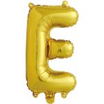 Шар буква FL16"/41см Золото Е (Китай) 173915