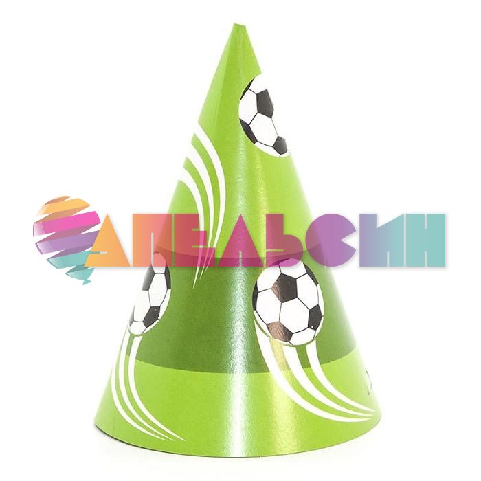 Тарелка Футбольный мяч 18см 6шт/уп картон 77162
