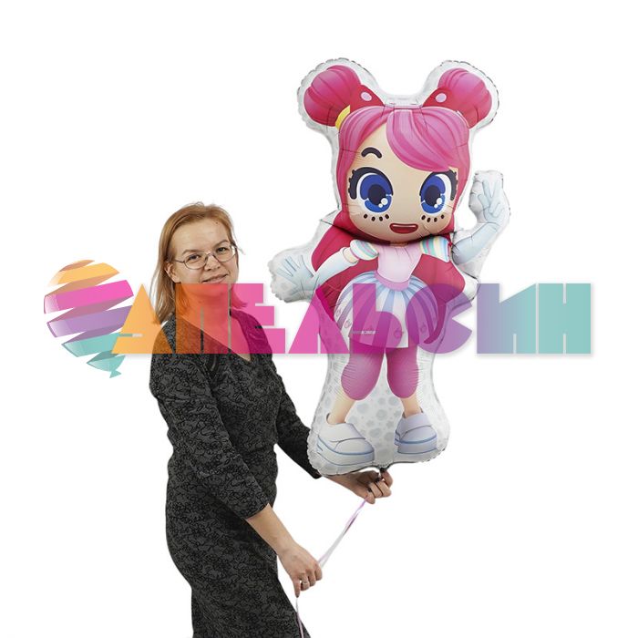 Шар фигура Геройчики Пинки ВХ44"/112см (Китай) 752118