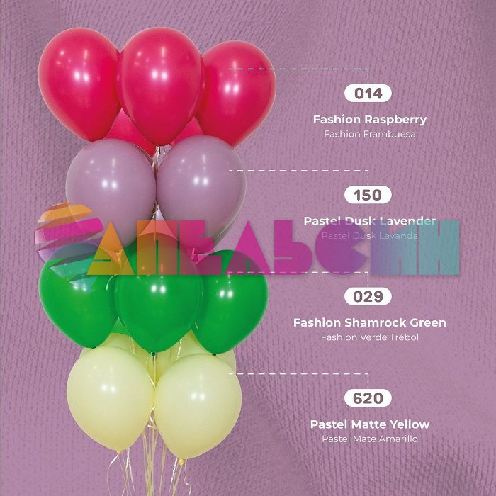 Шар пастель Зеленый S12"/30см (029) Shamrock Клевер 50шт/уп (Колумбия) 404257