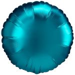 Шар круг Бирюза A18"/46см Aqua (США) сатин 1204-1164