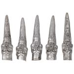 Когти ведьмы Череп винтаж серебро 5шт/набор 1501-6955
