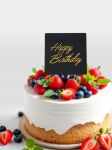 Топпер HB Квадрат черный 9х16см пластик 4724915