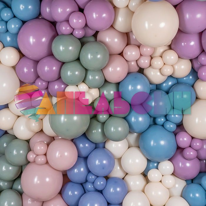Шар пастель Синий 512/12"/30см (P66) Dusk Blue индиго 100шт/уп (Китай) ретро 512-12P66