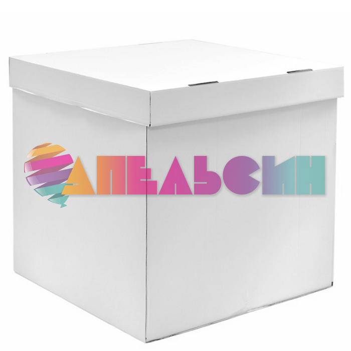 Коробка Белый 30х30х30см складная КВШ27