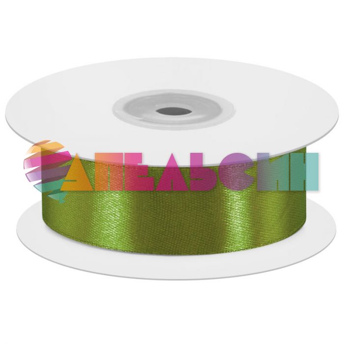 Лента Зеленый 25мм травяной 22,85м/рул атлас L25108