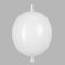Шар ЛОЛ пастель Белый 12"/30см (L13) White 50шт/уп (Китай) 512-12L13