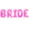 Надпись из шаров BRIDE розовый фуше FL16"/41см (Китай) 23836