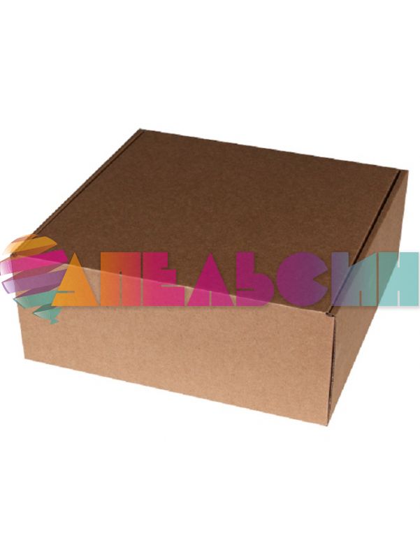 Коробка Крафт стандарт 22х16х8см складная 1913300