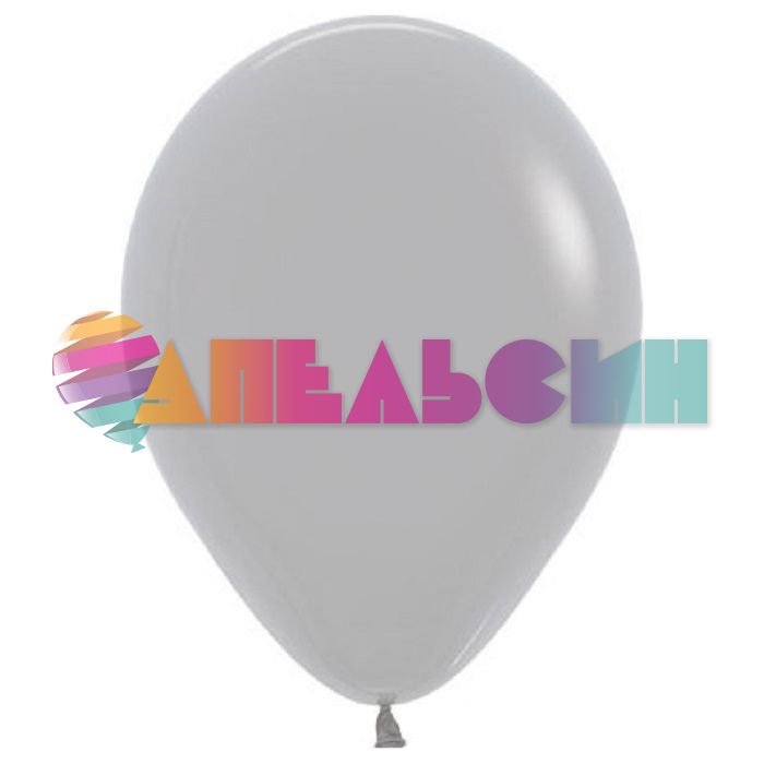 Шар пастель Серый S12"/30см (081) Grey 100шт/уп (Колумбия) 112081