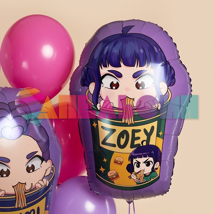 Шар фигура Аниме девочка ZOEY FL33"/84см (Китай) 27462