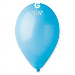 Шар пастель Голубой И14"/36см (009) Light Blue 50шт/уп (Италия) 1102-0347
