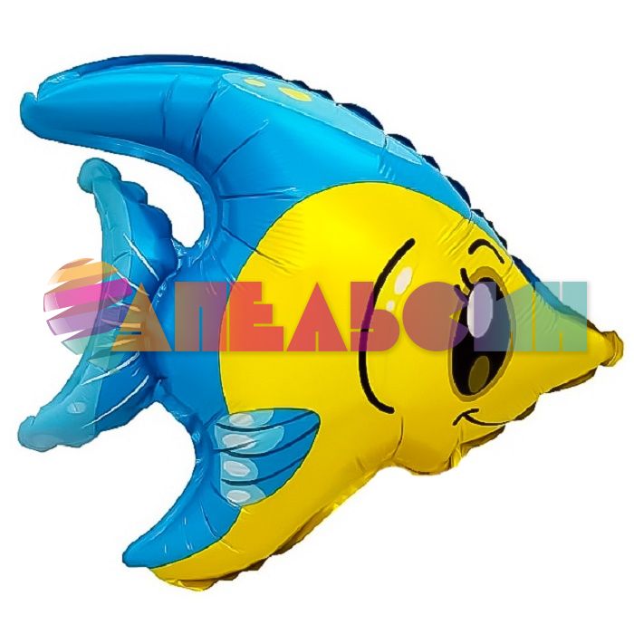 Мини фигура Рыбка тропическая FL13"/33см с клапаном (Китай) 27140