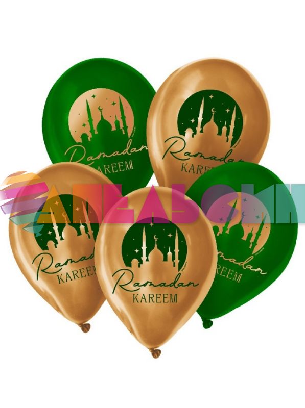 Шар латекс Рамадан Ramadan Kareem 12"/30см 25шт/уп (Китай) 10435285