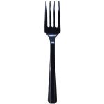 Вилка Черный Jet Black 20шт/уп пластик 1502-3242