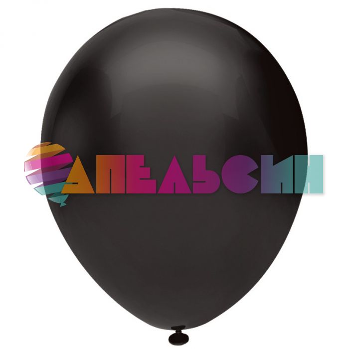 Шар пастель Черный О10"/25см (807) 100шт/уп (Турция) 810009