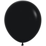 Шар пастель Черный S18"/46см (080) Black 25шт/уп (Колумбия) 118080 251448