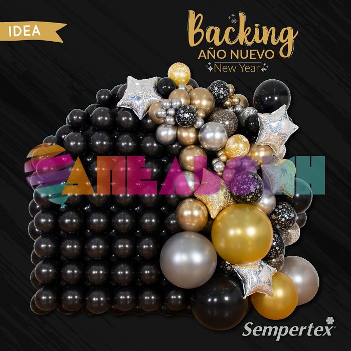 Шар пастель Черный S18"/46см (080) Black 25шт/уп (Колумбия) 118080 251448