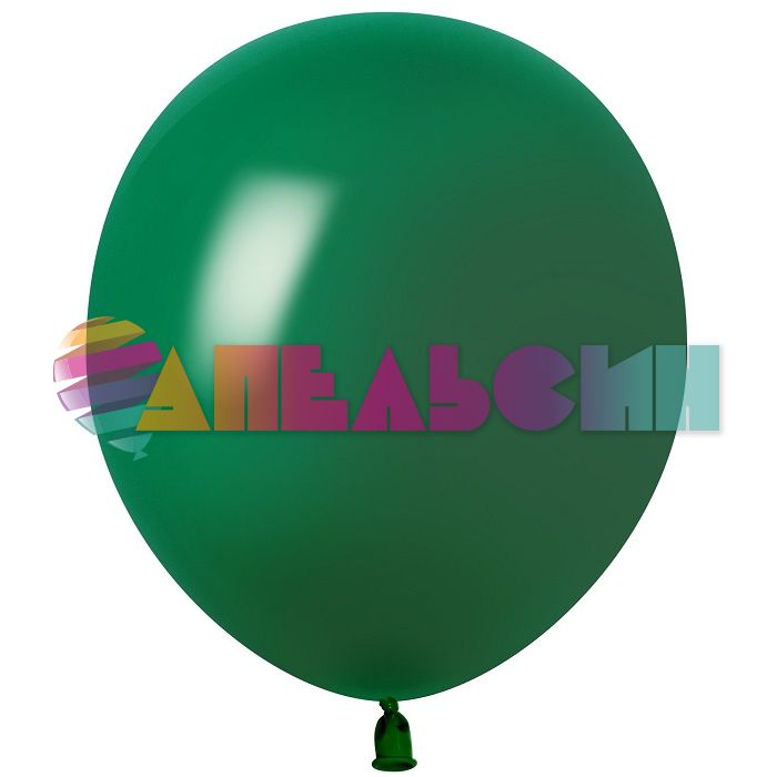 Шар пастель Зеленый 512/10"/25см (S56) Forest Green темный 100шт/уп (Китай) 512-10S56