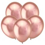 Шар хром Розовое золото Т05"/13см Mirror Rose Gold 50шт/уп (Турция) 8050192