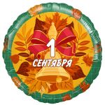 Шар фольга 1 сентября AG19"/48см (Россия) 740112