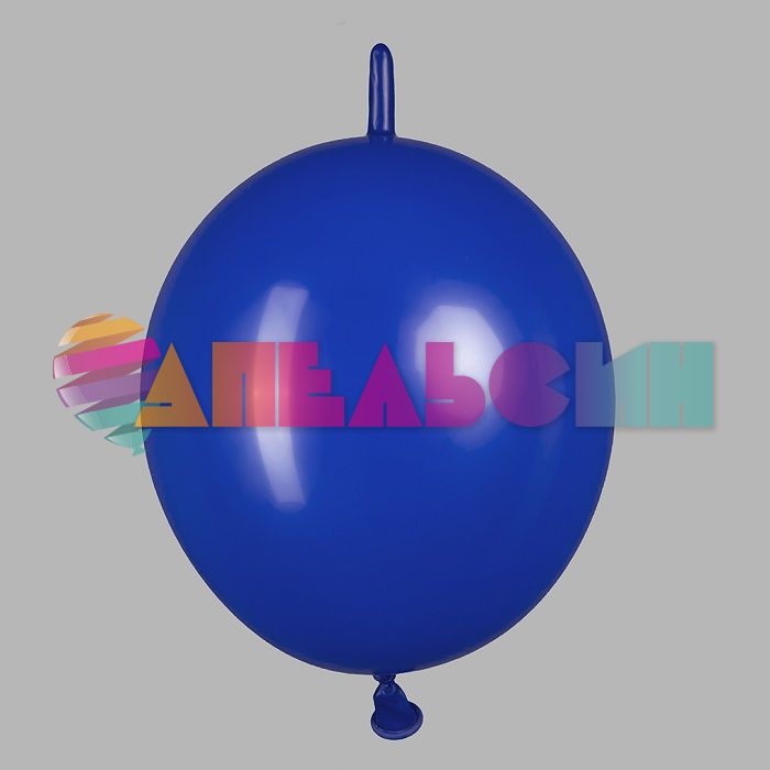Шар ЛОЛ пастель Синий 06"/15см (L59) Dark Blue темный 100шт/уп (Китай) 512-06L59