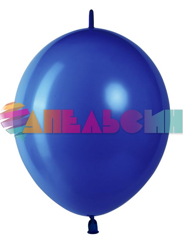 Шар ЛОЛ пастель Синий 06"/15см (L59) Dark Blue темный 100шт/уп (Китай) 512-06L59