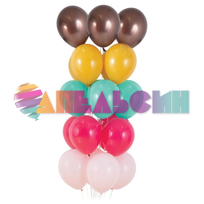 Шар пастель Бирюза S36"/91см (037) Aquamarine Аквамарин 2шт/уп (Колумбия) 338163