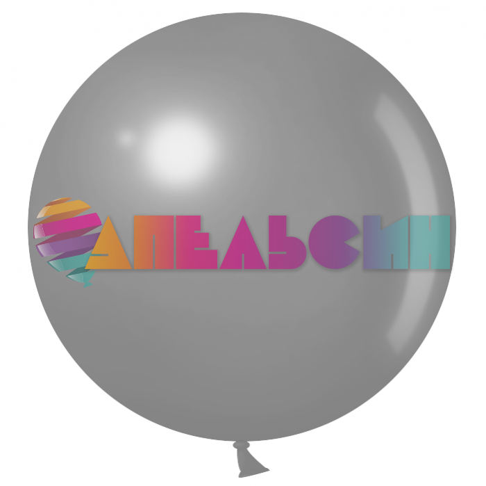 Шар металлик Серебро Д24"/60см (Китай) 624015-1