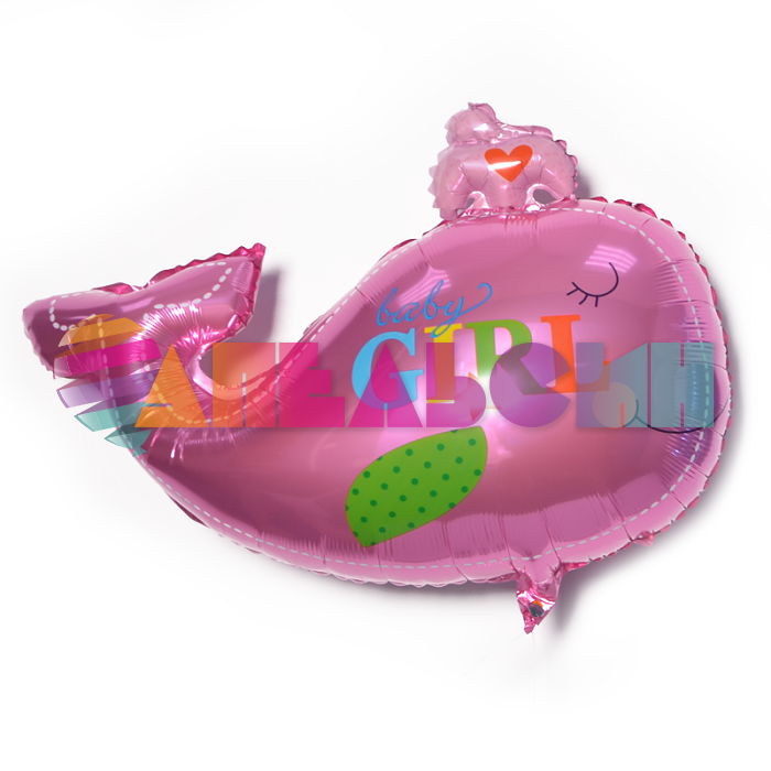 Шар фигура Кит Baby Girl FL33"/84см (Китай) 15319