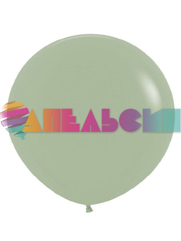Шар пастель Зеленый DL24"/60см (264) Eucalyptus эвкалипт (Вьетнам) 324264-1