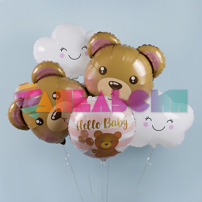 Шар голова Мишка FL20"/51см (Китай) 23704