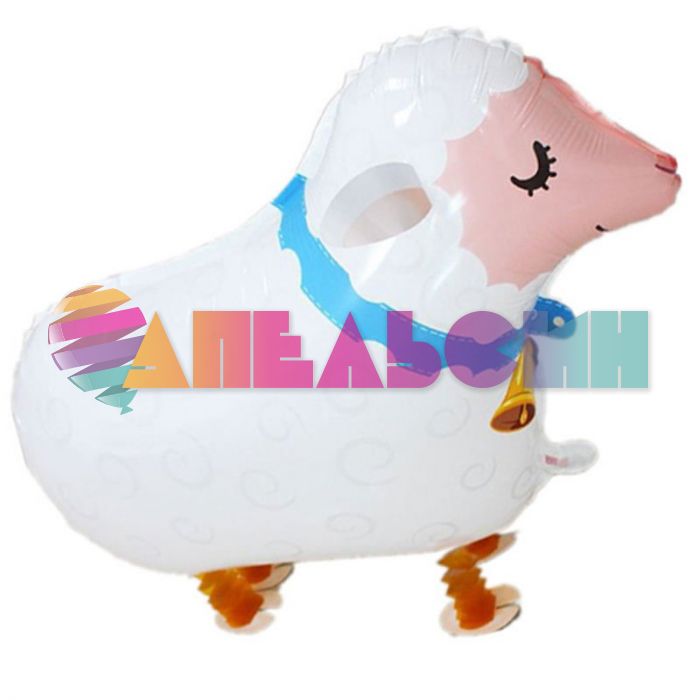 Шар ХОД Овечка FL25"/63см (Китай) гелий R3671