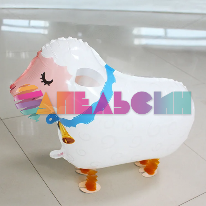 Шар ХОД Овечка FL25"/63см (Китай) гелий R3671