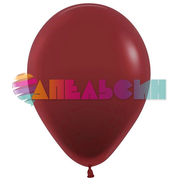 Шар пастель Красный S12"/30см (018) Merlot Мерло 12шт/уп (Колумбия) 205625