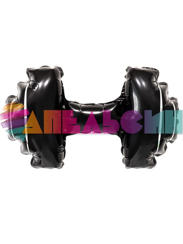 Мини фигура Гантель черный FL13"/33см с клапаном (Китай) 27417