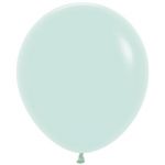 Шар пастель Зеленый S18"/46см (630) Mint Green Мята 25шт/уп (Колумбия) макарунс 155197