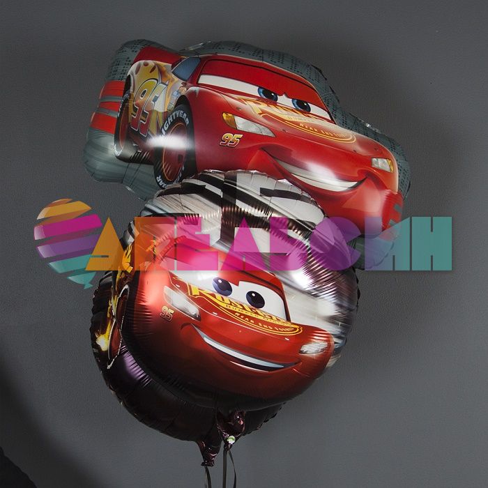 Шар фигура Тачки Молния МакКуин FL22"/56см (Китай) 555083